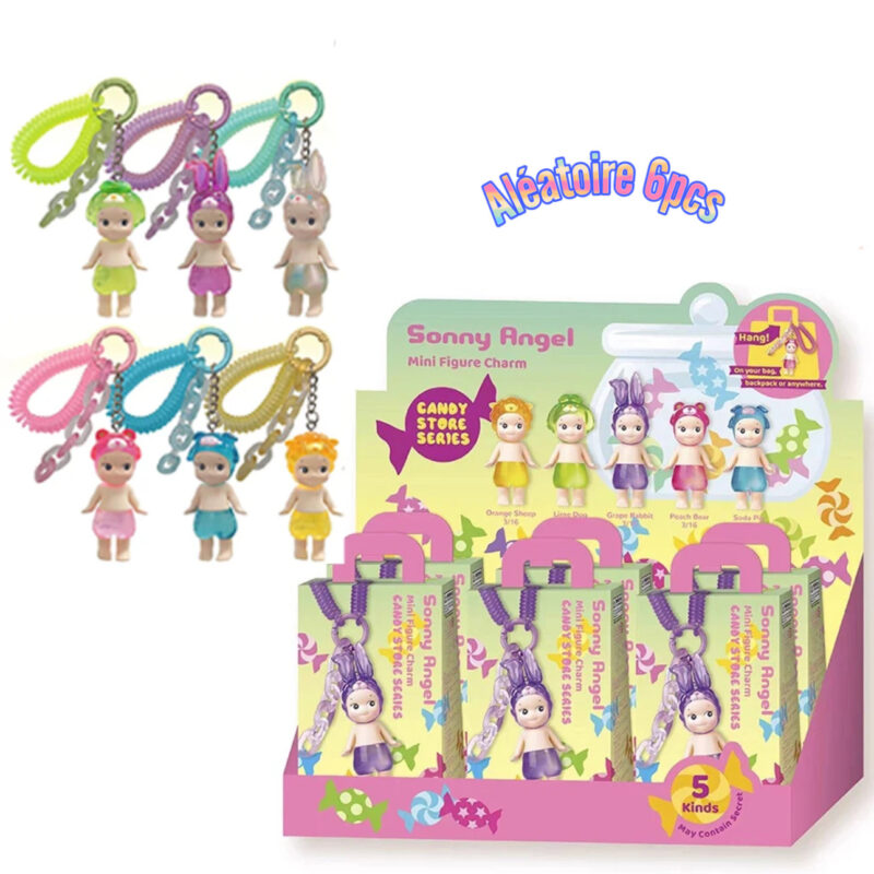 20e anniversaire Sonny Angel boîte aveugle série fruits Halloween  porte-clés 6pcs