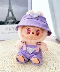Labubu Accessoire : Chapeaux Salopette Violet Luxe