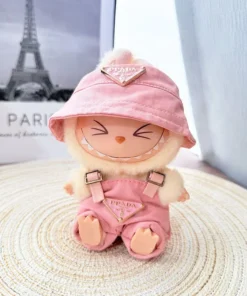 Labubu Accessoire : Chapeaux Salopette Rose Luxe